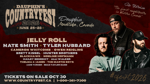 Dauphin's Countryfest 2026 Lineup announcement On The GX94 Morning Show. episode artwork