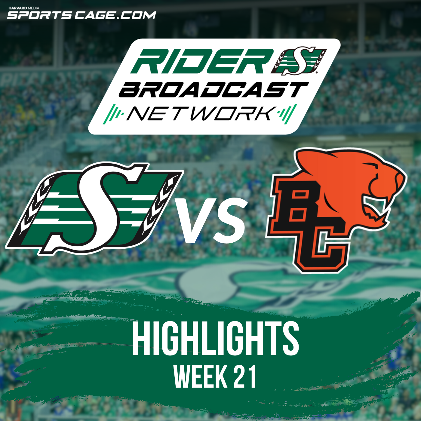 Highlights - Week 21 - Roughriders Vs BC Lions - Oct 25, 2025