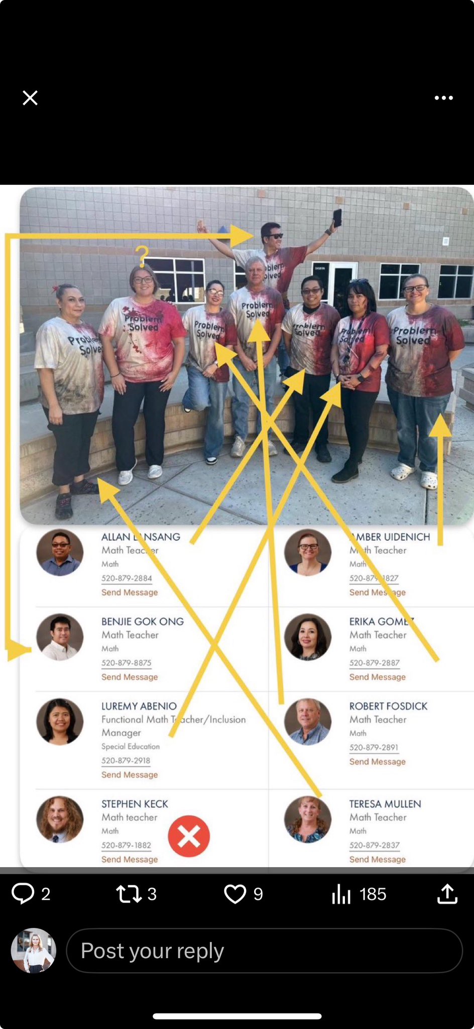 Cienega HS Math Teachers wear questionable "Costumes" that break School District rules.