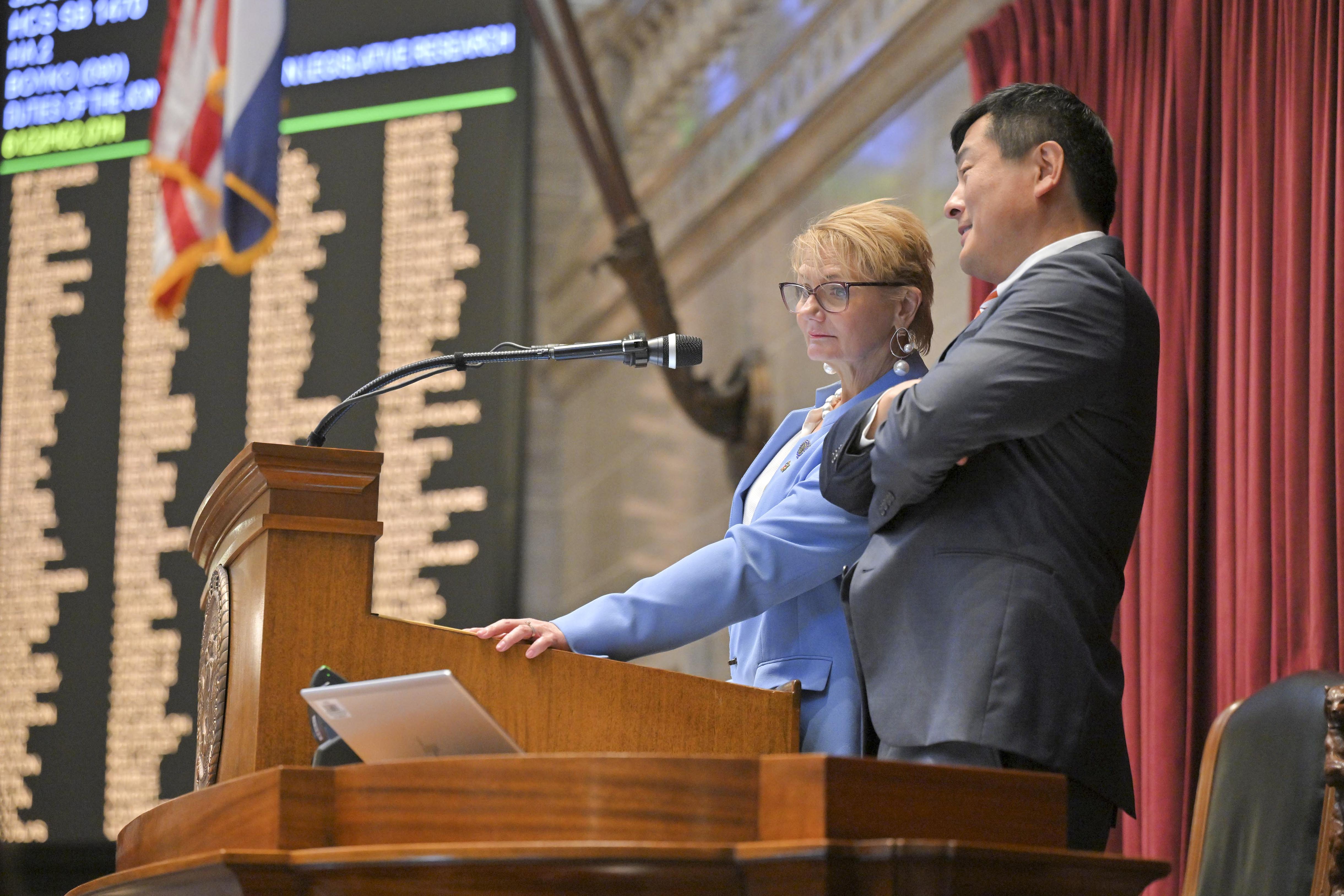 (LISTEN): Missouri House Speaker Dr. Jonathan Patterson (R-Lee's Summit) appears on "Wake Up Missouri" episode artwork