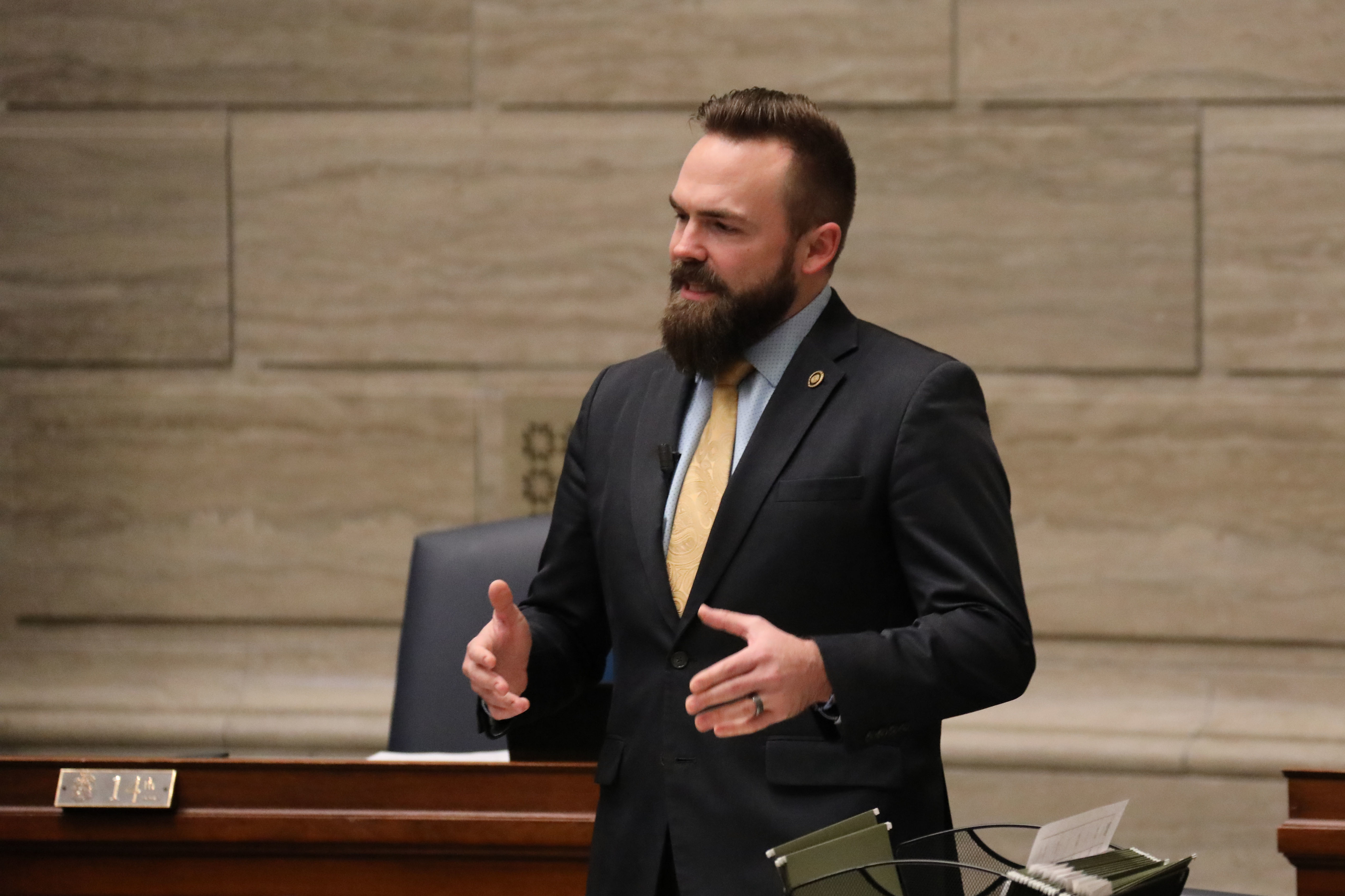 (LISTEN): State Sen. Nick Schroer (R-O'Fallon) discusses redistricting on "Wake Up Missouri" episode artwork