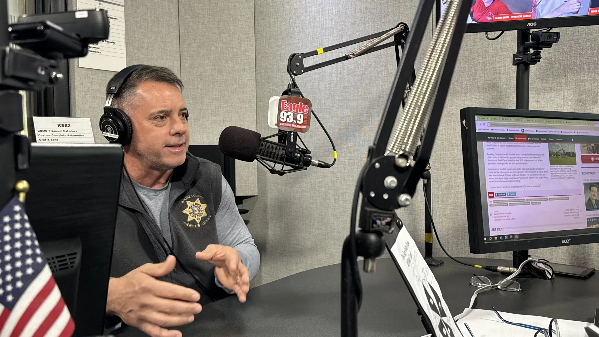 (LISTEN): Boone County Sheriff Dwayne Carey appears on 939 the Eagle's "CEO Roundtable" episode artwork