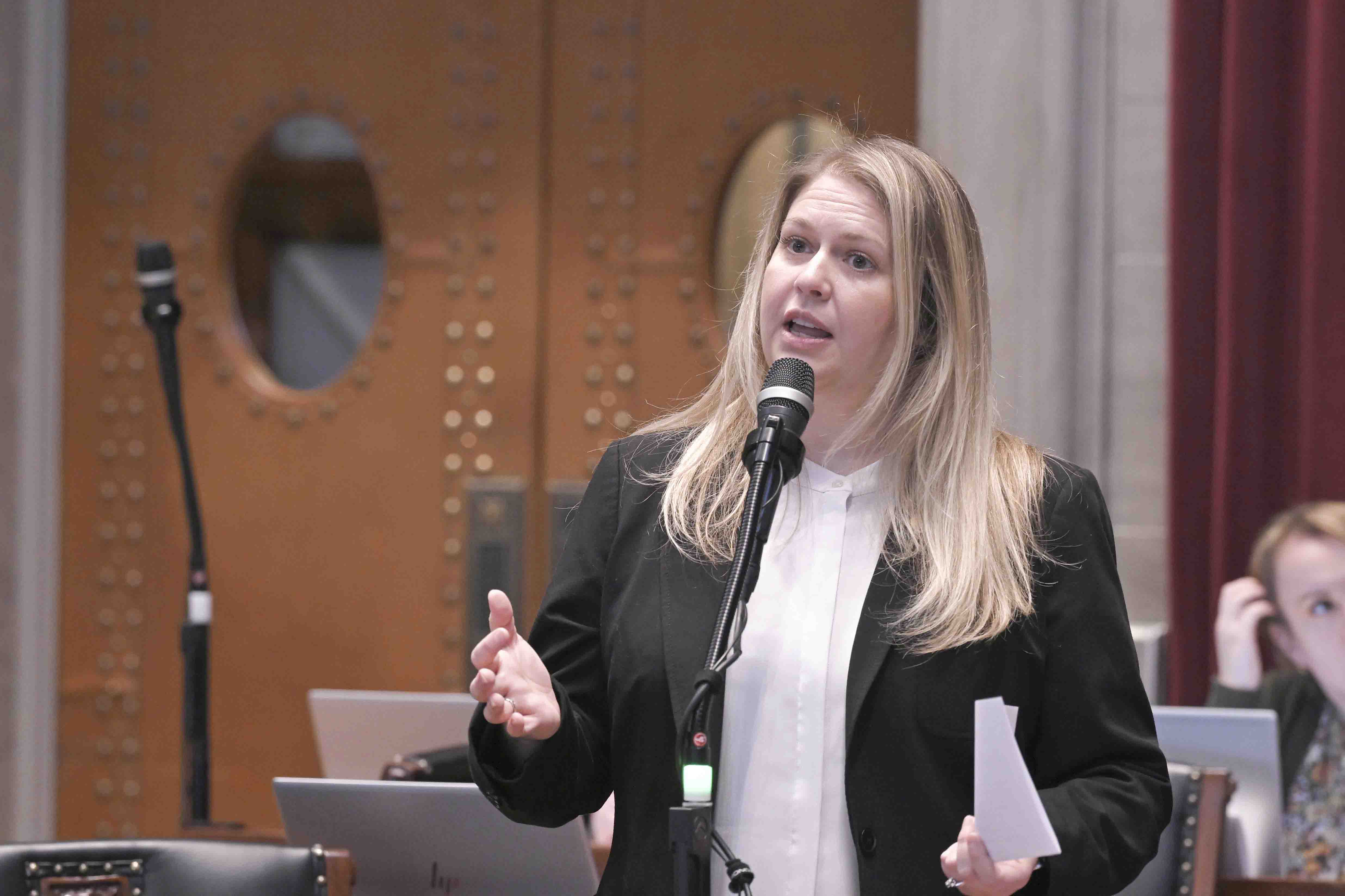 (LISTEN): State Rep. Melanie Stinnett (R-Springfield) appears on "Wake Up Missouri" episode artwork