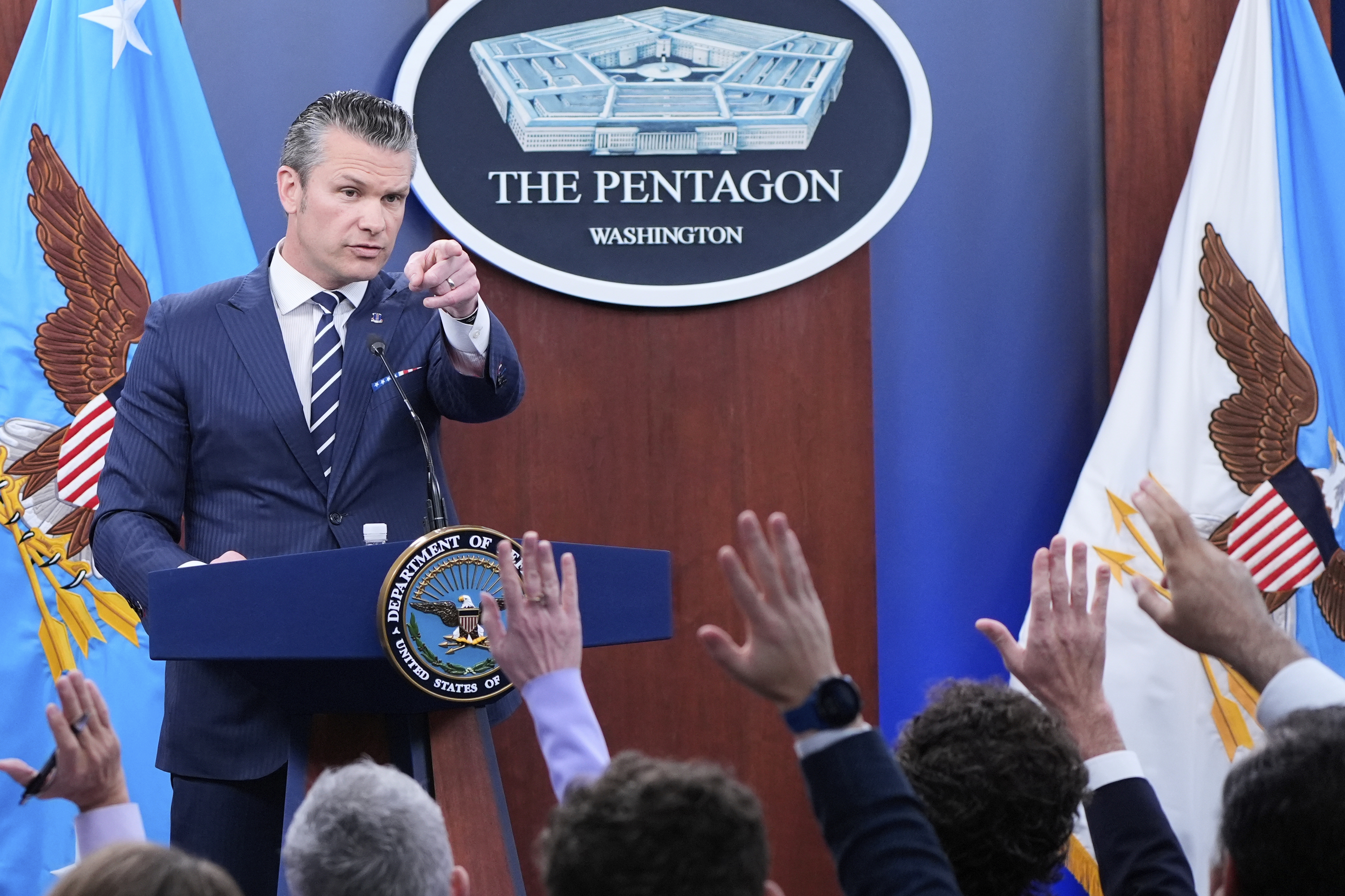 Defence Sec. Hegseth address to the nation following US-Iran bombing episode artwork
