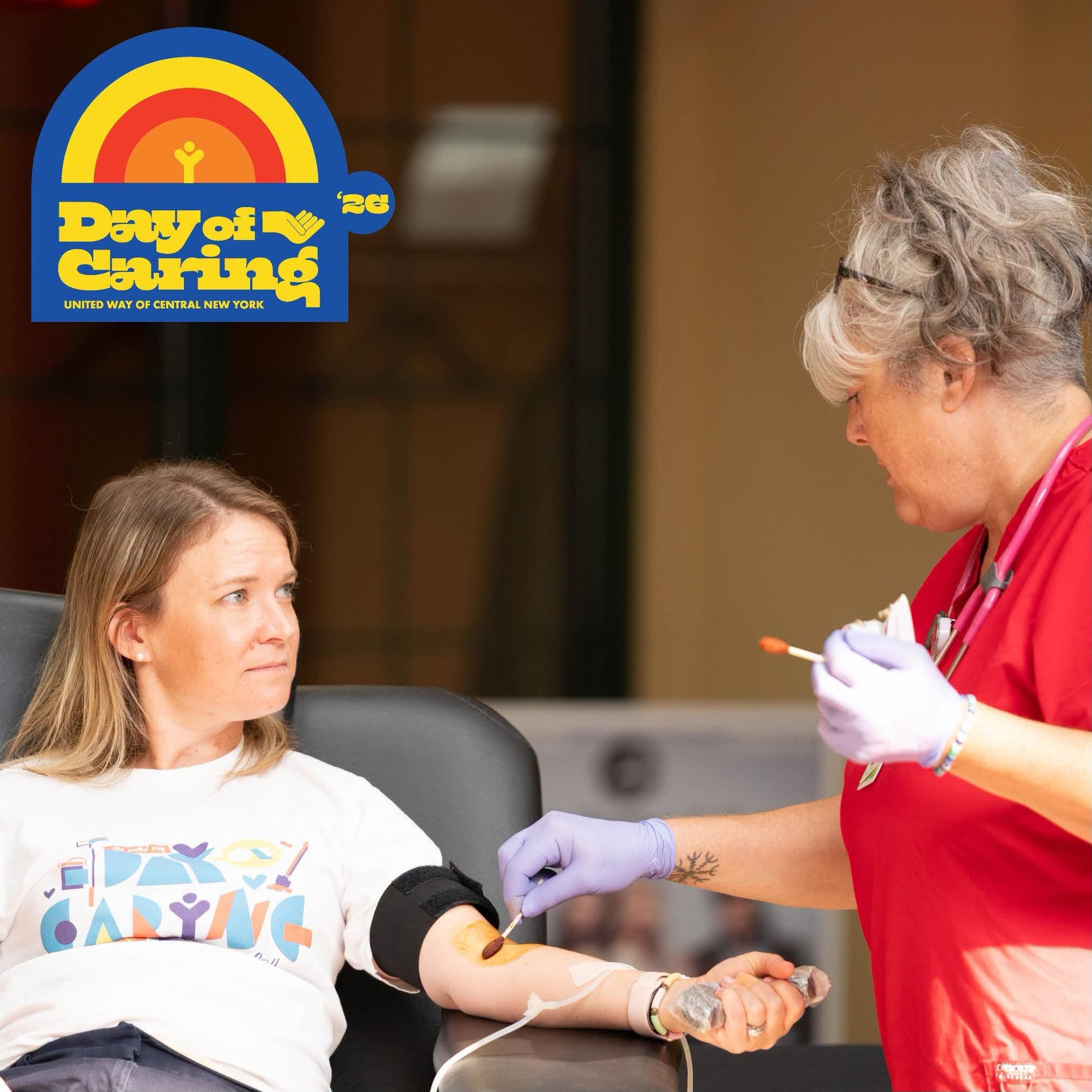 Day of Caring Blood Drive episode artwork