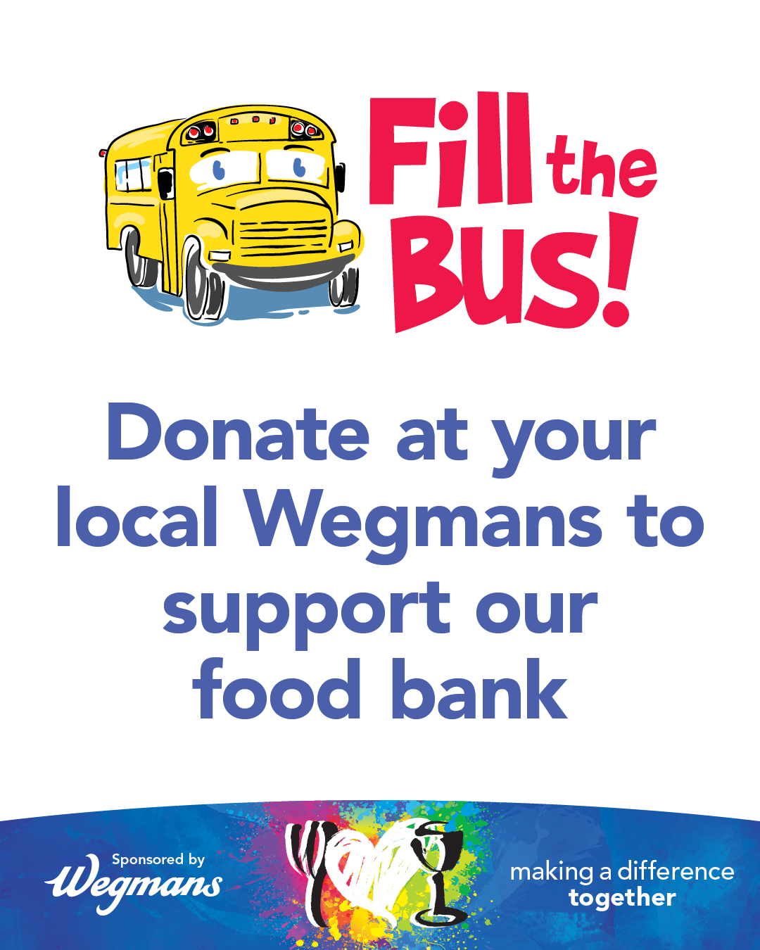 Wegmans is hosting Fill the Bus campaign June 3 - 17 episode artwork