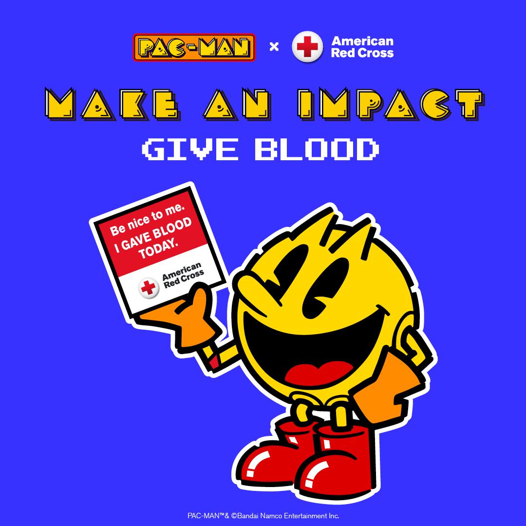 American Red Cross teaming up with PAC-MAN to celebrate the 45th anniversary of the legendary game! episode artwork