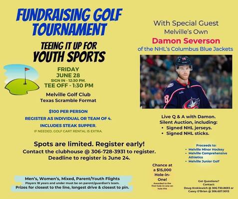 Melville Teeing It Up For Youth Sports Golf Tournament GX94 Morning Show Interview.