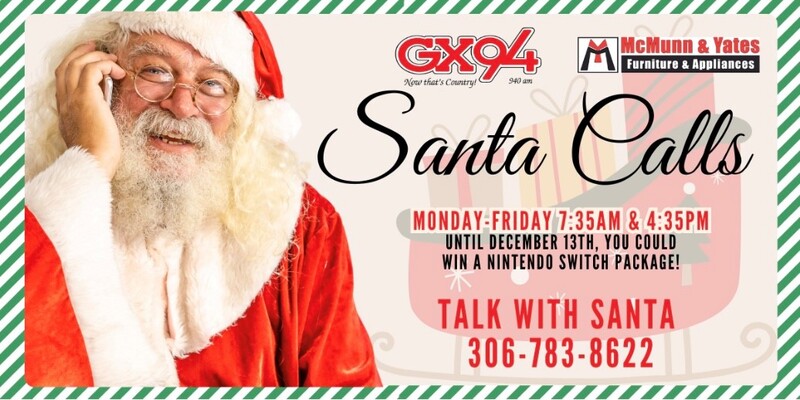 GX94 Santa Calls 7:35 AM Thursday December 5th, 2024.