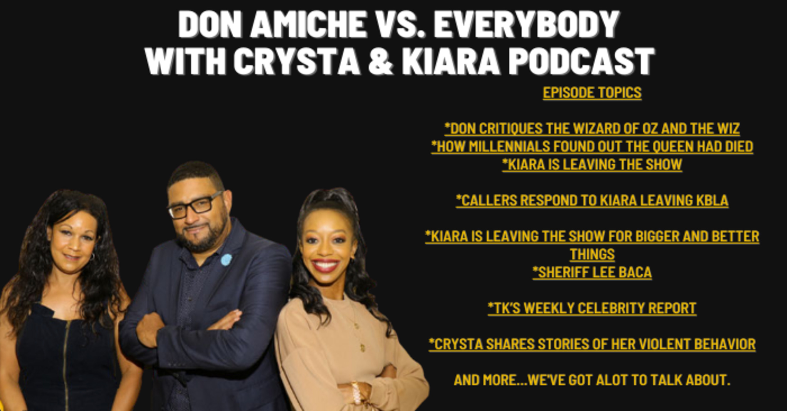 Don Amiche vs. Everybody + Crysta & Kiara