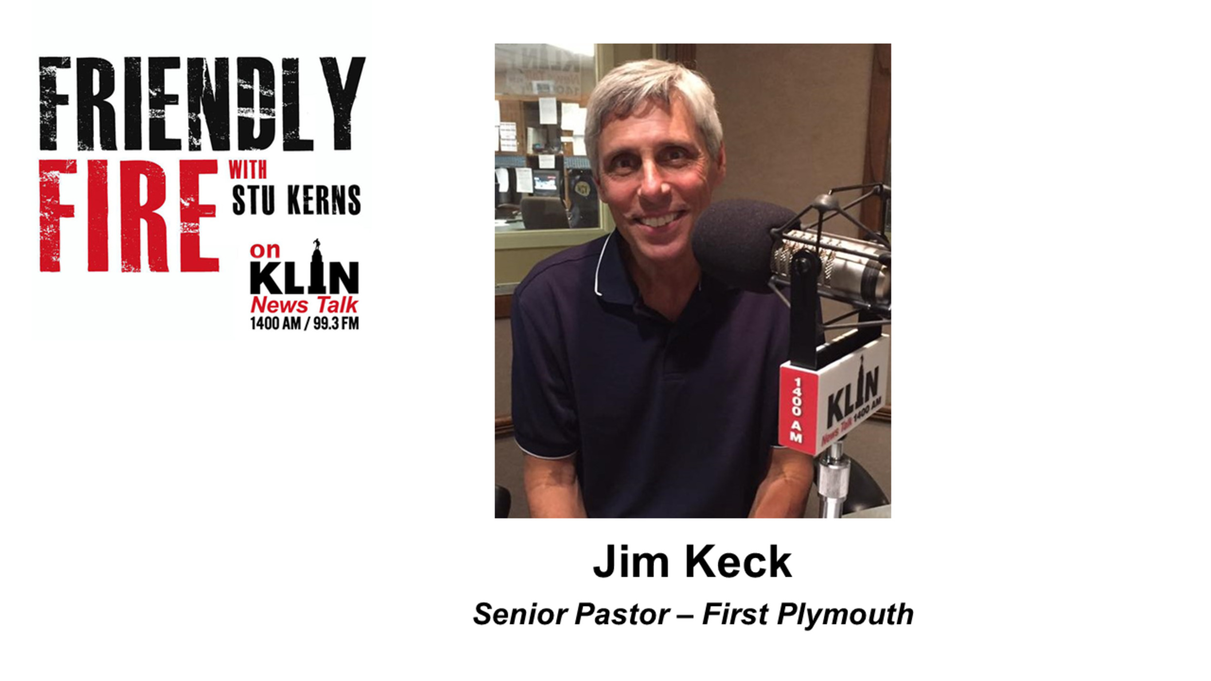 Friendly Fire 4/9/22 with guest Pastor Jim Keck episode artwork