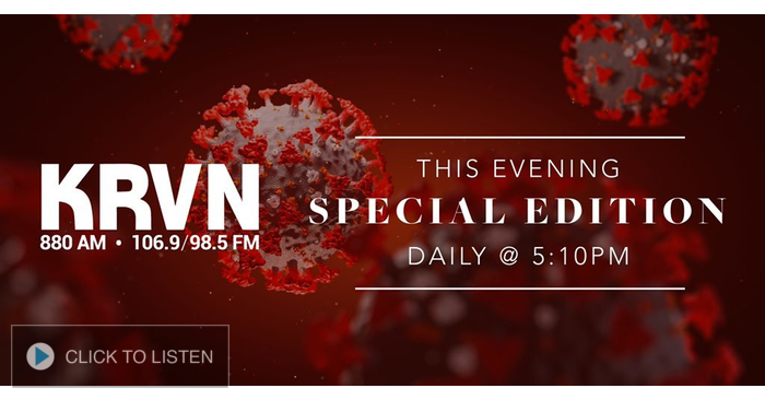 KRVN This Evening: Special COVID-19 Coverage