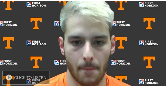 Santiago Vescovi - Vols G - Texas A&M postgame (1.9.21)