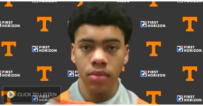 Jaden Springer - Vols G - Texas A&M postgame (1.9.21)
