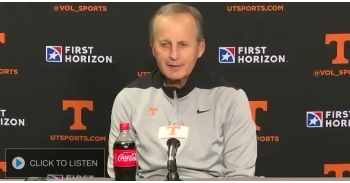 Rick Barnes - Vols HC (1.11.21)