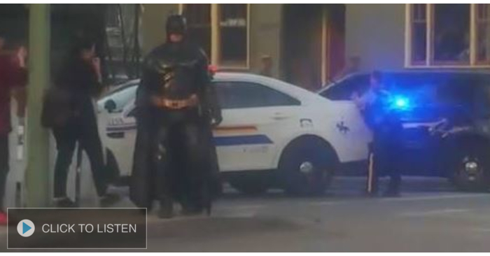 Batman Shows Up To A Police Standoff and Offers to Help