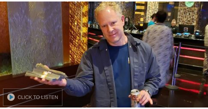 Guy Drinks, Places Bet and WINS!